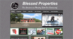 Desktop Screenshot of blessedproperty.com